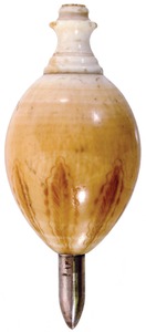 Unmarked: Fancy Turned Bone Plumb Bob