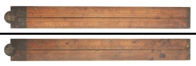 Stephens & Company, Riverton, Connecticut, No. 2: Two Foot, Four Fold Folding Rule