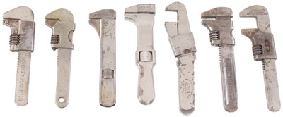 Assorted Makers: Lot Of Seven Bicycle Type Wrenches