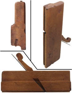 Jo' Fuller, Providence, Rhode Island: 3/8" Lignum Boxed Bead Molding Plane