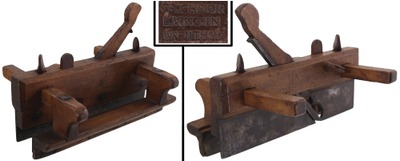 Ce. Chelor, Living In Wrentham: Early Amer. Maker Plow Plane