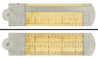 Stanley Rule & Level, No. 38: One-Foot/Six-Inch Folding Rule