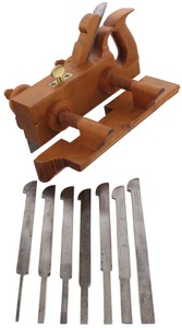 Greenfield Tool Company, Greenfield, Massachusetts, No. 532: Solid Boxwood Plow Plane
