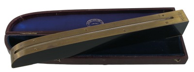 J.A. Reynolds & Company, Birmingham, England: Ebony Body Inclinometer Level