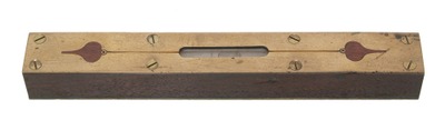 Unmarked: Fancy Mahogany British Level