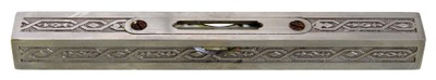 Stratton Brothers, Greenfield, Massachusetts, No. 11: Unused Nickel Plated 6" Bench Level