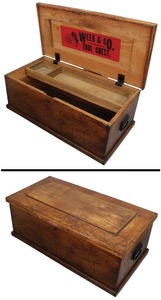 Weed & Company, Buffalo, New York: Extra Clean Oak Hinge Top Tool Chest