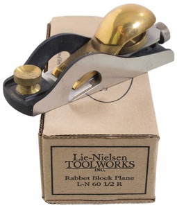 Lie-Nielsen Tool Works, Warren, Maine, No. 60 1/2 R: Cast Iron Rabbet Block Plane