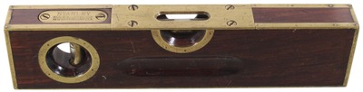 Stanley Rule & Level, No. 98: Brass-Bound Rosewood Level