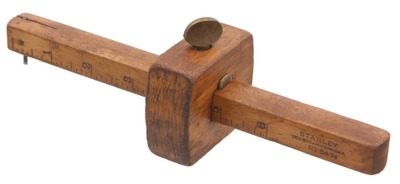 Stanley Rule & Level, No. 64 1/4: Rare Beechwood Marking Gauge