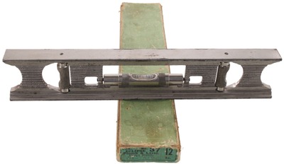 Stanley Rule & Level, No. 37: Extra Clean Nickel Plated Iron Level