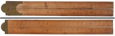 Stanley Rule & Level, No. 30: Rare 1 Meter Folding Rule