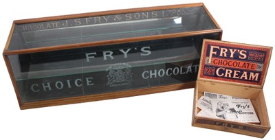 R. Palmer, Jubilee Works, Bristol, England: 19th C. Chocolate Display Case