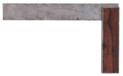 Stanley Rule & Level, No. 10: Rare 12" R'wood Infill Try Square