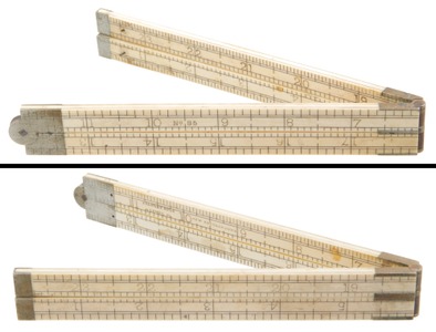 Stanley Rule & Level, No. 85: Two Foot, Four Fold Folding Rule