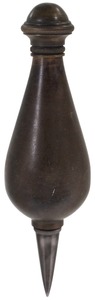 Unmarked: Showy 19th C. Brass Plumb Bob