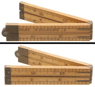 Stanley Rule & Level, No. 65: One Foot, Four Fold Folding Rule