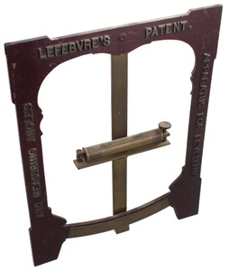 J. Lefebvre, Paris, France: Lefebvre's Patent Inclinometer Level