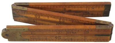 STANLEY (Unmarked), No. 58: Two Foot, Six Fold Folding Rule
