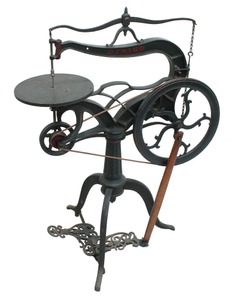 J.W. Penney, Mechanic Falls, Maine: Patent Cast Iron "Dirigo" Jig Saw