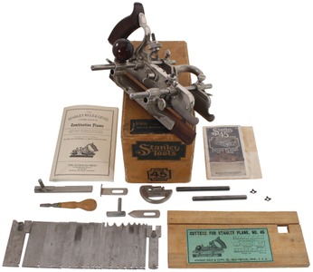 Stanley Rule & Level, No. 45: Ca. 1910 Combination Woodworking Plane