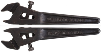 Ed. P. Jones, Philadelphia, Pennsylvania: Jones' Patent Screw Adj. Nut Wrench