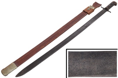 Henry Disston & Sons, Philadelphia, Pennsylvania: Rare Horn Handle Military Parade Swor