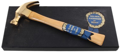 Stanley Tools: "Golden Hammer" Award Hammer