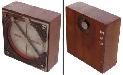 W.B. Melick, St. Louis, Missouri, No. 3: Rare 3 1/2" Patent "Clinometer" Level