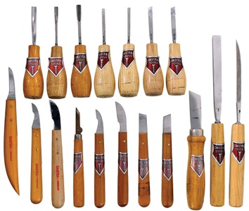 Wilhelm Schmitt & Company, Remscheid, Germany: 18 Unused "Dastra" Brand Carving Tool