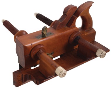 A. & E. Baldwin, New York, New York: Rare Oversize B'wood Plow Plane