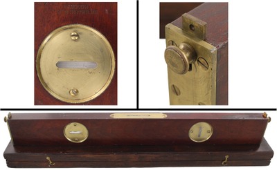 Franklin J. Gouch, Worcester, Massachusetts: Spectacular Mahogany Sighting Level