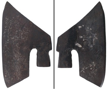 T E: Early Decorated Goosewing Axe Head