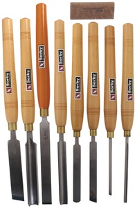 Robert Sorby, Sheffield, England: Set Of Eight Unused Lathehisels & Gouges
