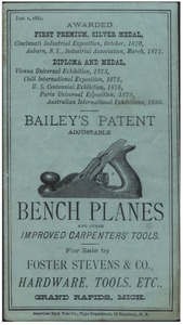 Stanley Rule & Level: Early Stanley Advertising Pamphlet
