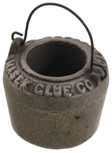 C. Masek, Cleveland, Ohio: Rare Advertising Glue Pot