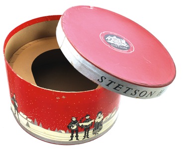 John B. Stetson Hat Company, Garland, Texas: Lady's Christmas Hat Box
