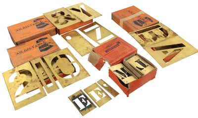 C.H. Hanson, Chicago, Illinois: Three Boxes Of "Reese's Stencils"