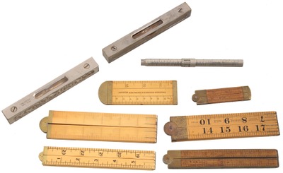 Assorted Makers: Lot Of Assorted Folding Rulesls