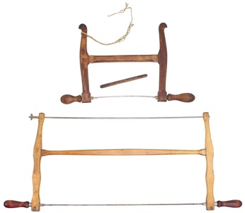 Unmarked: Two Extra Clean Bow Saw