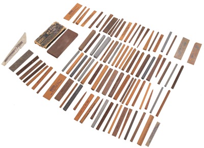 Assorted Makers: Lot Of Small Size Sharpening Stones