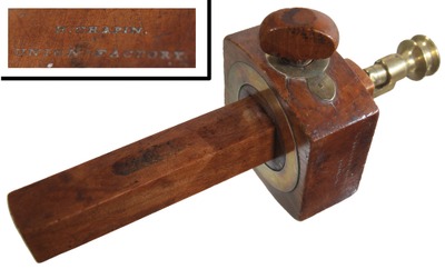 H. Chapin, Union Factory, Pine Meadow, Connecticut: Boxwood Mortise & Marking Gauge