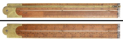 F.B. Cox, Birmingham,  England: Two-Foot, Four-Fold Folding Rule