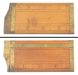 Unmarked: Unus. 4" Broad B'wood Calipere