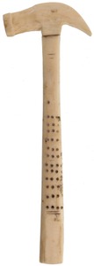 Unmarked: Whimsical Carved Bone Hammer