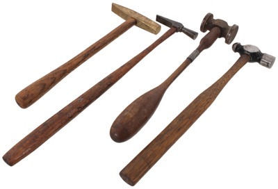 Assorted Makers: Lot Of Four Small Size Hammers