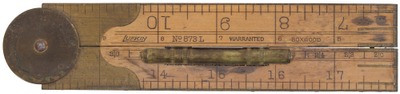 Lufkin Rule Company, Saginaw, Michigan, No. 873 L: Combination Folding Rule