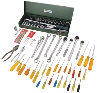 S-K Wayne Tool Company, Chicago, Illinois: Full Set Of 1/2" Drive Socket Wrenche