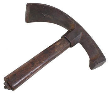 William Horton, New York, New York: Early Hand Forged Cooper's Adze