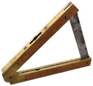 Chapin-Stephens Company, Pine Meadow, Connecticut, No. 036: Patent Inclinometer Folding Rule
